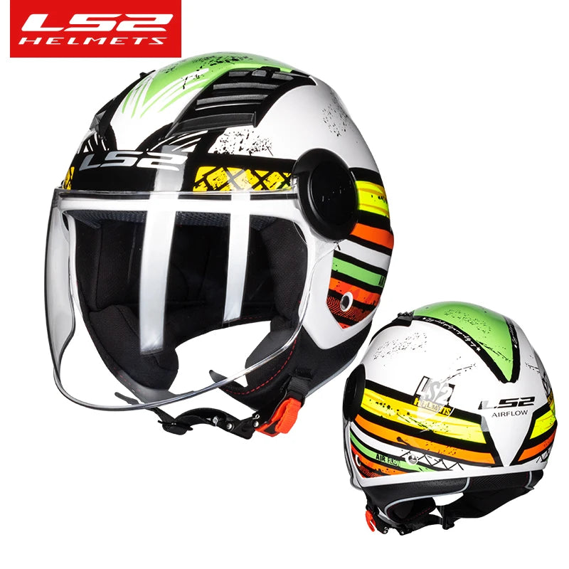 Capacete Ls2 aberto unissex  of562