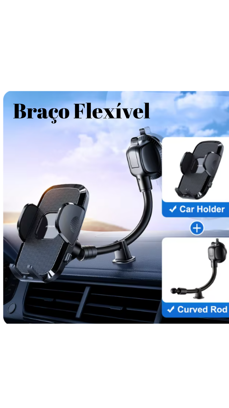 Suporte Universal de Celular para Carro, Braço longo e flexível